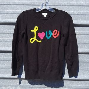 LOVE Multi Colored Logo Sweater